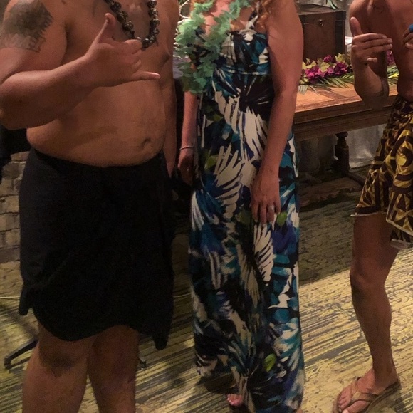 Tropical Long Dress Sz. 6 - Picture 15 of 15